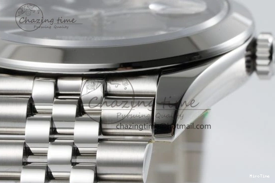 MiroTime 0503 OdorResistant DateJust 41 SS Polished Bezel KING 1:1 Best Edition 904L Steel Gray Stick Dial on Jubilee Bracelet VR 2207